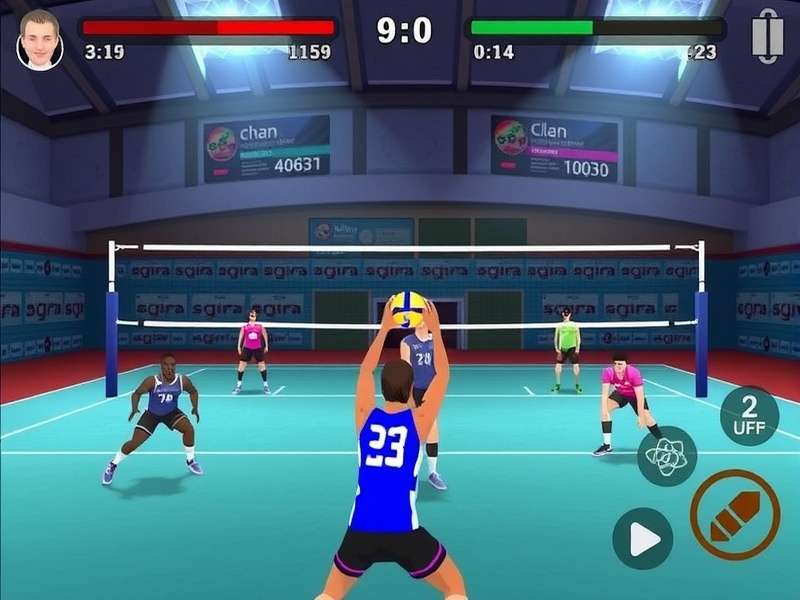 Dungarpur Volley Legends gameplay screenshot